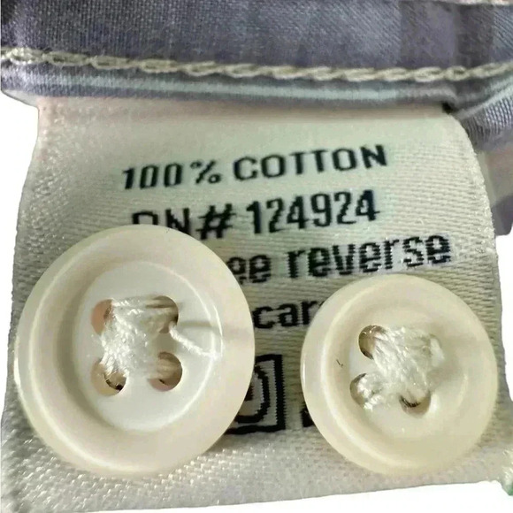 SALTAIRE Men's XXL Multi-Color Plaid 100% Cotton Casual Button-Front Shirt - Picture 6 of 7